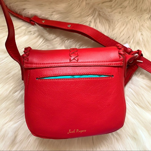 New! JACK ROGERS Ryder Tassel Crossbody Bag - Picture 6 of 14